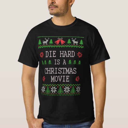 Die Hard Is een Kerstfilm Tshirt (Voorkant)