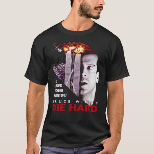 DIE HARD (werkt alleen met zwart) Klassieke T-Shir T-shirt (Voorkant)