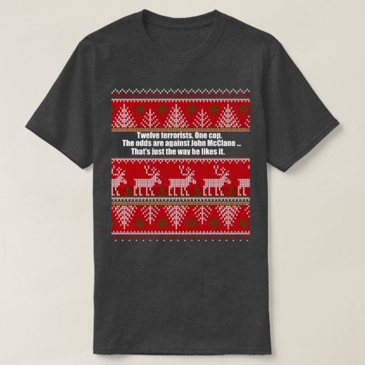 Die harde kerstkeuker t-shirt (Design voorkant)