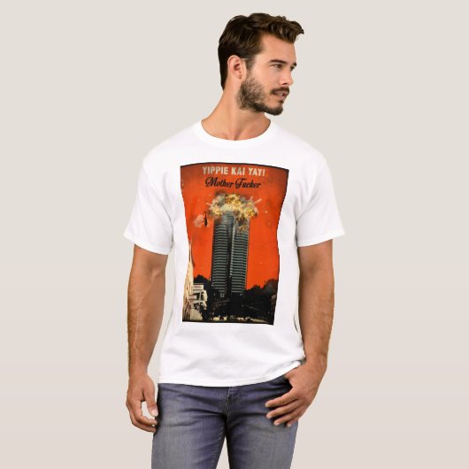 Die harde T-ShirtDie harde retro-reisafdruk T-shirt (Voorkant volledig)
