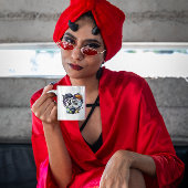 Die heks Halloween koffie Mok