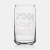 Die Heks Kan Tumbler Blikvorm Glas (Achterkant)