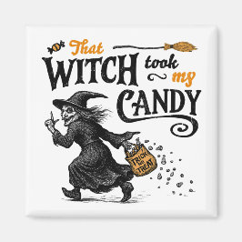 Die heks nam mijn Snoep Magneet