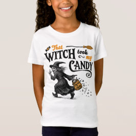 Die heks nam mijn Snoep meisje T-shirt