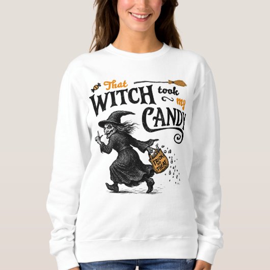 Die heks nam mijn Snoep Trui (Voorkant)