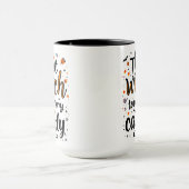 Die heks nam mijn Snoep typografie Mok (Midden)