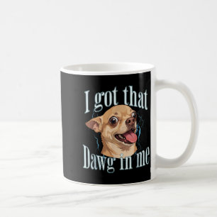 Die hond heb ik in Grappige hond Chihuahua liefheb Koffiemok