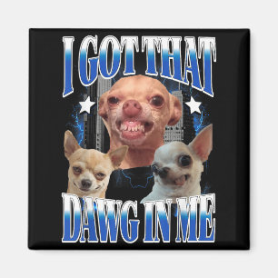 Die Hond Hebben in Grappige Hond Chihuahua Liefheb Magneet