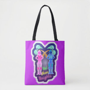 Die Hot Neon Knachten Tote Bag