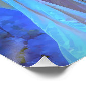 Die hübsche Wahrsagerin im Glanz der Kristallkugel Perfect Poster (Hoek)