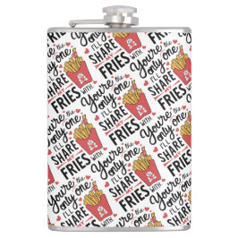 Die ik mijn frietjes zal delen met grappige Valent Heupfles