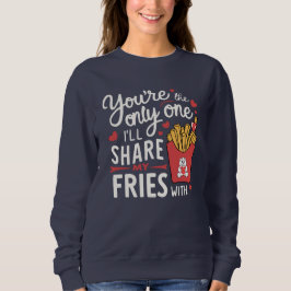 Die ik mijn frietjes zal delen met grappige Valent Trui