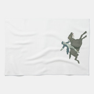 Die kant op. Handdoek