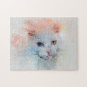 Die Katze Legpuzzel (Horizontaal)