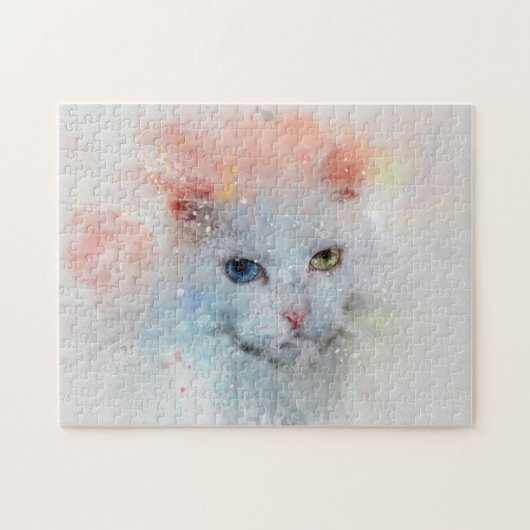 Die Katze Legpuzzel (Horizontaal)