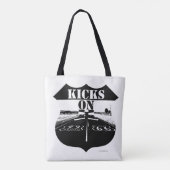 Die kicks op 66 tote bag (Achterkant)