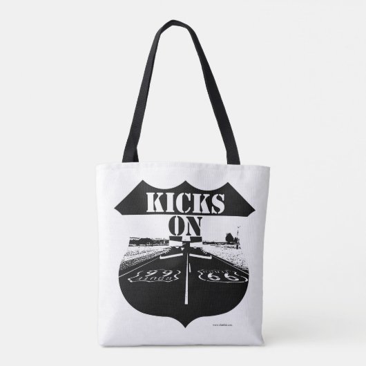 Die kicks op 66 tote bag (Achterkant)