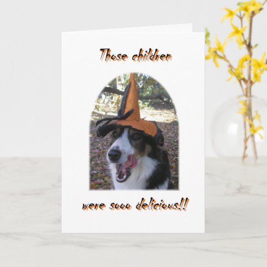 Die kinderen waren lekker. kaart (Gele Bloem)