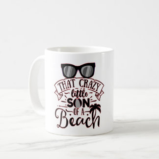 DIE KLEINE SON VAN EEN BACH BEACH LOVER T-Sh Koffiemok
