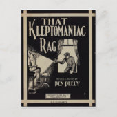 Die Kleptomaniac Rag Briefkaart (Voorkant)
