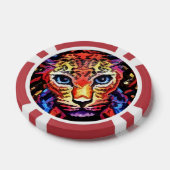 Die Kleurrijke Luipaard Uiterlijk Poker Chips (Enkel)