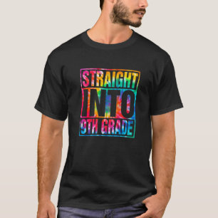 Die-kleurstof recht in 9e graad terug naar schoolt t-shirt