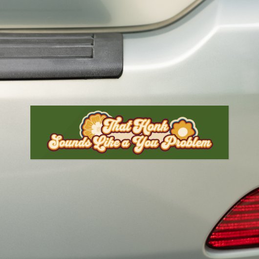 Die klootzak klinkt als een probleem van jou bumpersticker (Op auto)