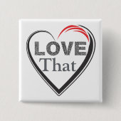 Die knop leuk vinden  vierkante button 5,1 cm (Voorkant)