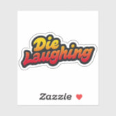 Die lacht sticker (Vel)