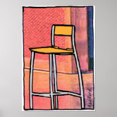 Die lege stoel poster (Voorkant)