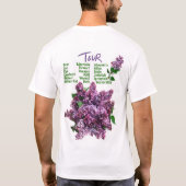 "Die LILACS" concert T-shirt (Achterkant)