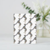 Die Liniendogge Briefkaart (Staand voorkant)