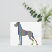 Die Liniendogge Briefkaart (Staand voorkant)