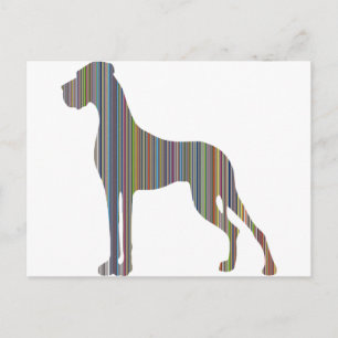 Die Liniendogge Briefkaart