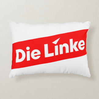 Die linke accent kussen