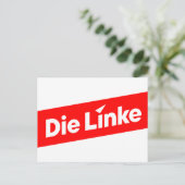 Die linke briefkaart (Staand voorkant)