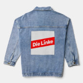 Die linke denim jacket (Achterkant)