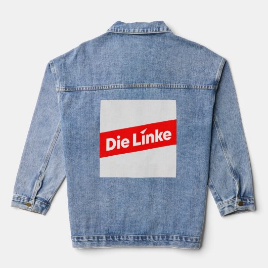 Die linke denim jacket (Achterkant)