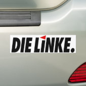 Die Linke Logo Bumpersticker (Op auto)