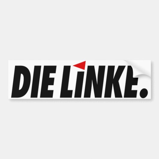 Die Linke Logo Bumpersticker (Voorkant)
