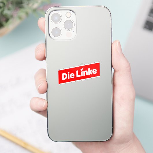 Die linke sticker (Telefoon)