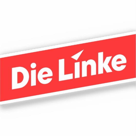 Die linke sticker (Voorkant)