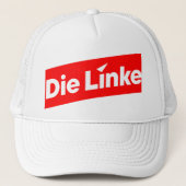 Die linke trucker pet (Voorkant)