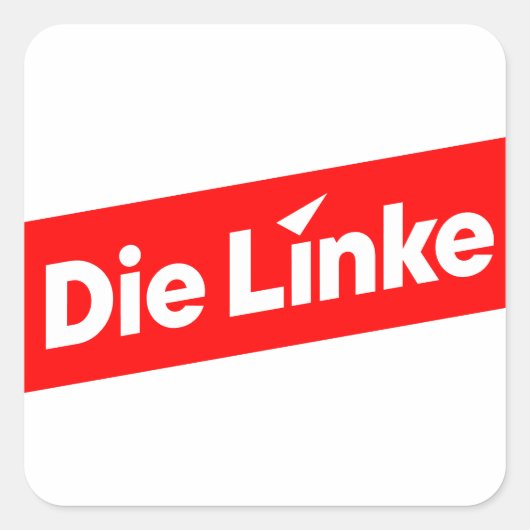 Die linke vierkante sticker (Voorkant)