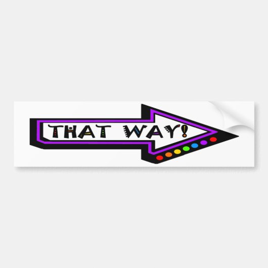 DIE MANIER BUMPERSTICKER (Voorkant)
