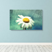 Die Margerite Canvas Afdruk (Insitu (Houten vloer))