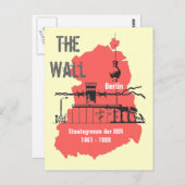 Die Mauer special Design Briefkaart (Voorkant / Achterkant)
