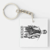 Die meneer sleutelhanger (voorkant)