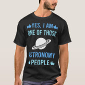 Die mensen astronomie t-shirt (Voorkant)