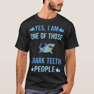Die mensen haaien tanden t-shirt